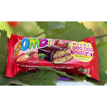 Bombi puszedli szelet - epres 50g