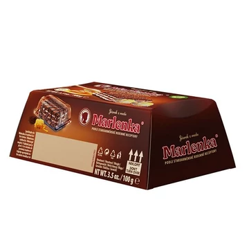 Marlenka mézes kakaós torta 100g