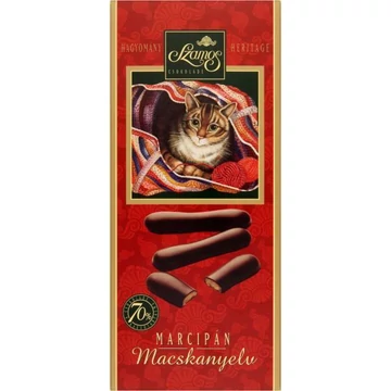Csokoládé SZAMOS Macskanyelv díszdoboz 120 g