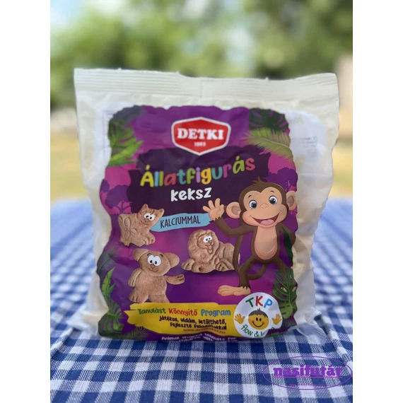 Detki állatfigurás háztartási keksz gyerekeknek kalciummal 160 g