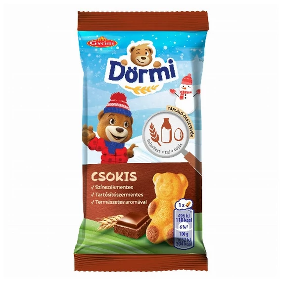 GYŐRI ÉDES DÖRMI CSOKIS PISKÓTA 30G