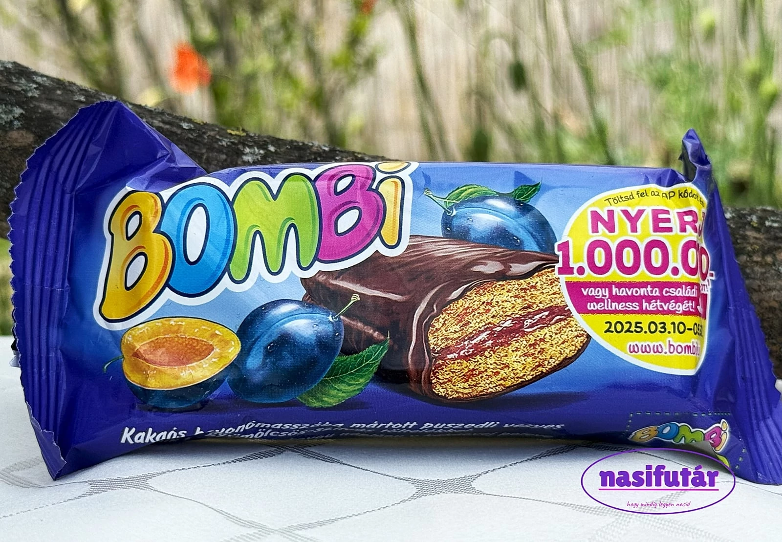 Bombi puszedli szelet - szilvás 50g
