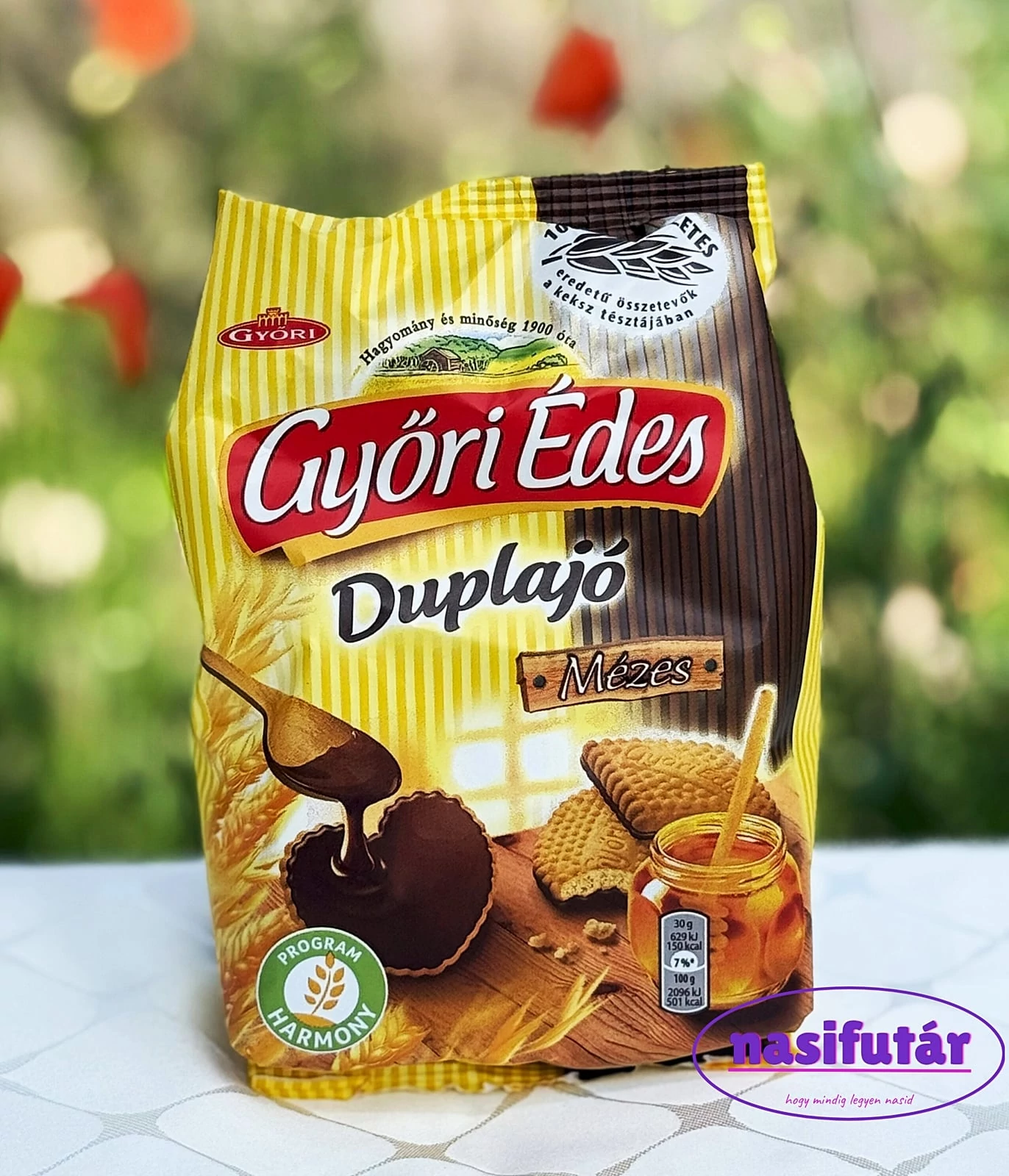 GYŐRI ÉDES DUPLAJÓ MÁRT.KEKSZ KAKAÓ 150G
