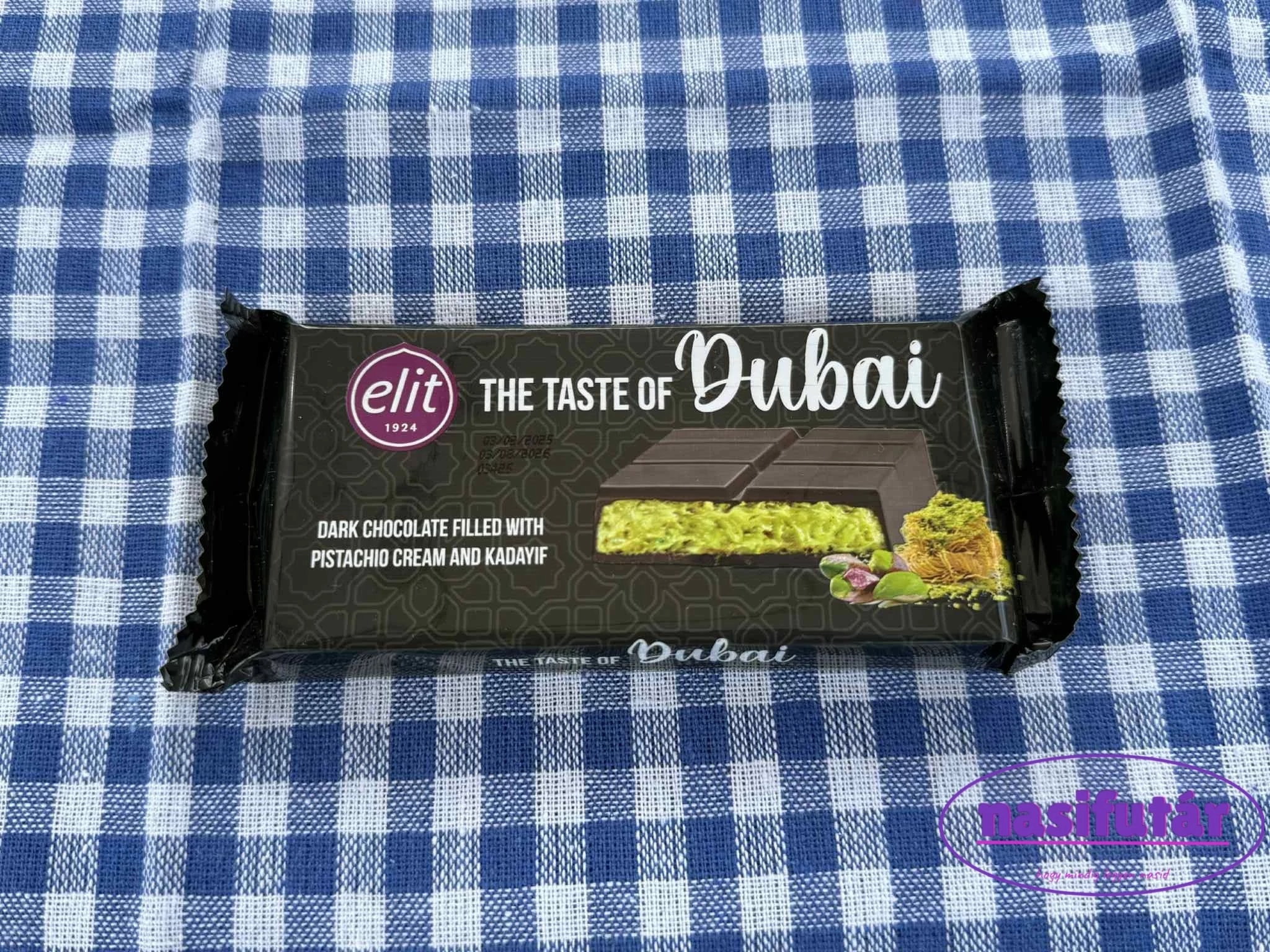 Elit 90g Dubai Étcsokoládé szelet