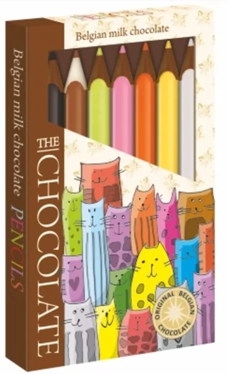 Chocolate Pencils Cats 100G
